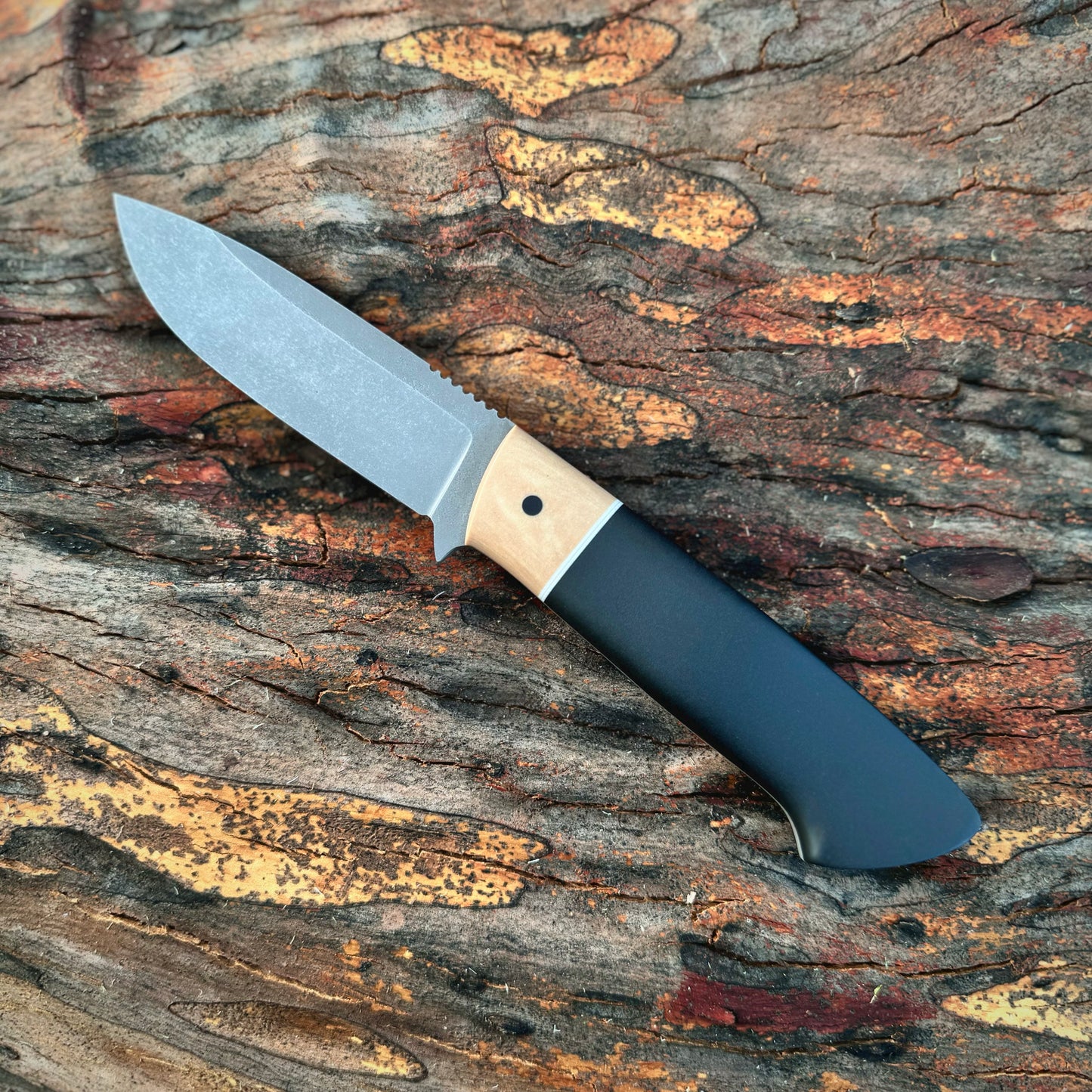 Hollow Ground Drop Hunter - Richlite Handle